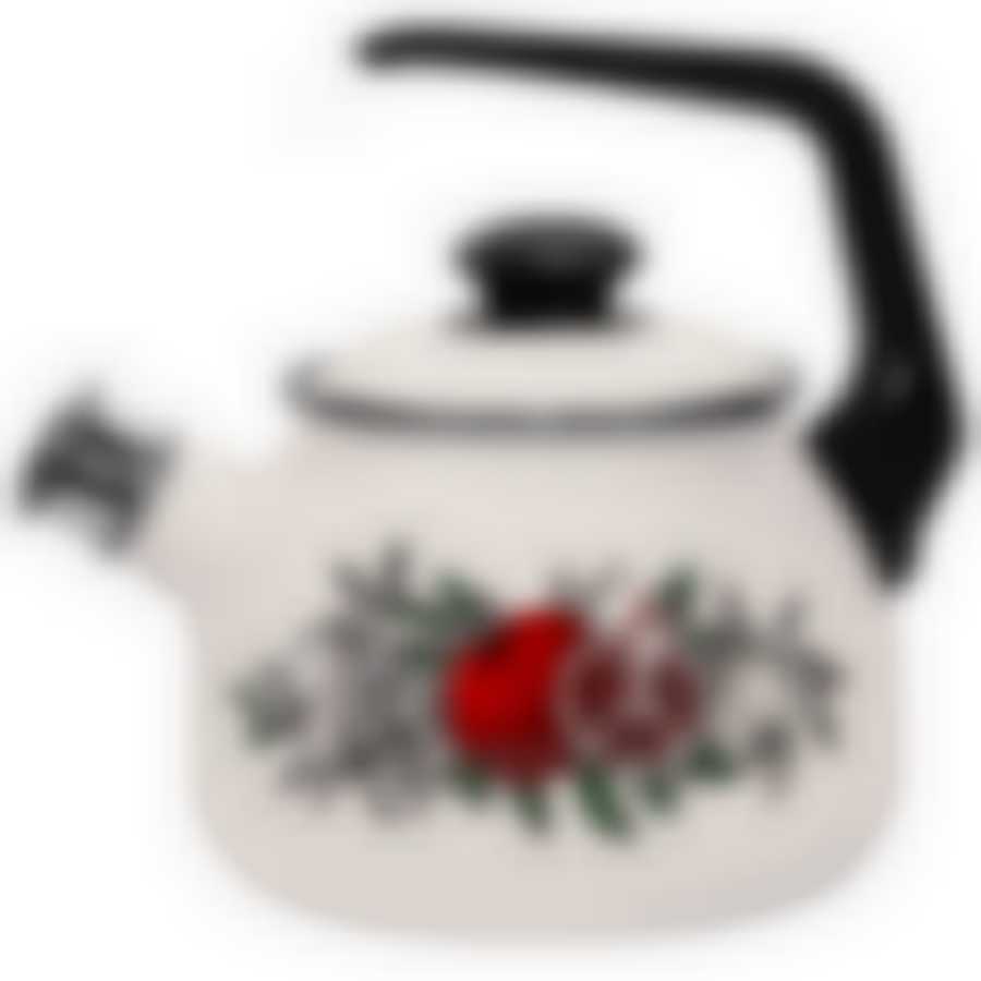 Чайник эмал  2,5л Цвет граната, 2711АП/4