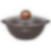 Казан литой 3,5л для плова стеклянная крышка Granit ultra original индукция, кгои37а