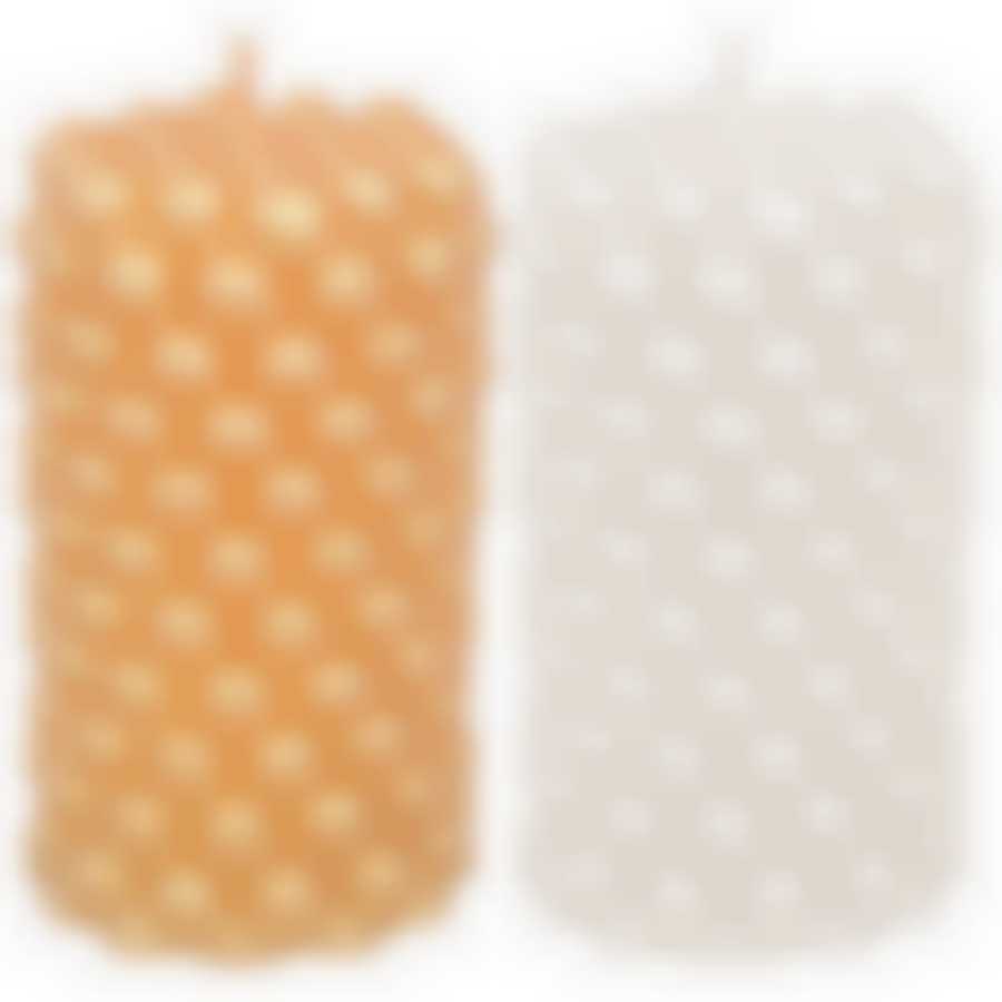 Свеча декоративная "Бусинки", 8,5х5 см, 2цв NEW