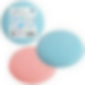 Губка универсальная "Колор-круг". Диаметр 11 см, высота 3 см 2 цв NEW