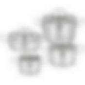 Набор кастрюль korkmaz со стекл.крыш. серия proline 8 пр. 2/4/6,3/3,1л разм.16х10/20х12,5/24х14/24х7