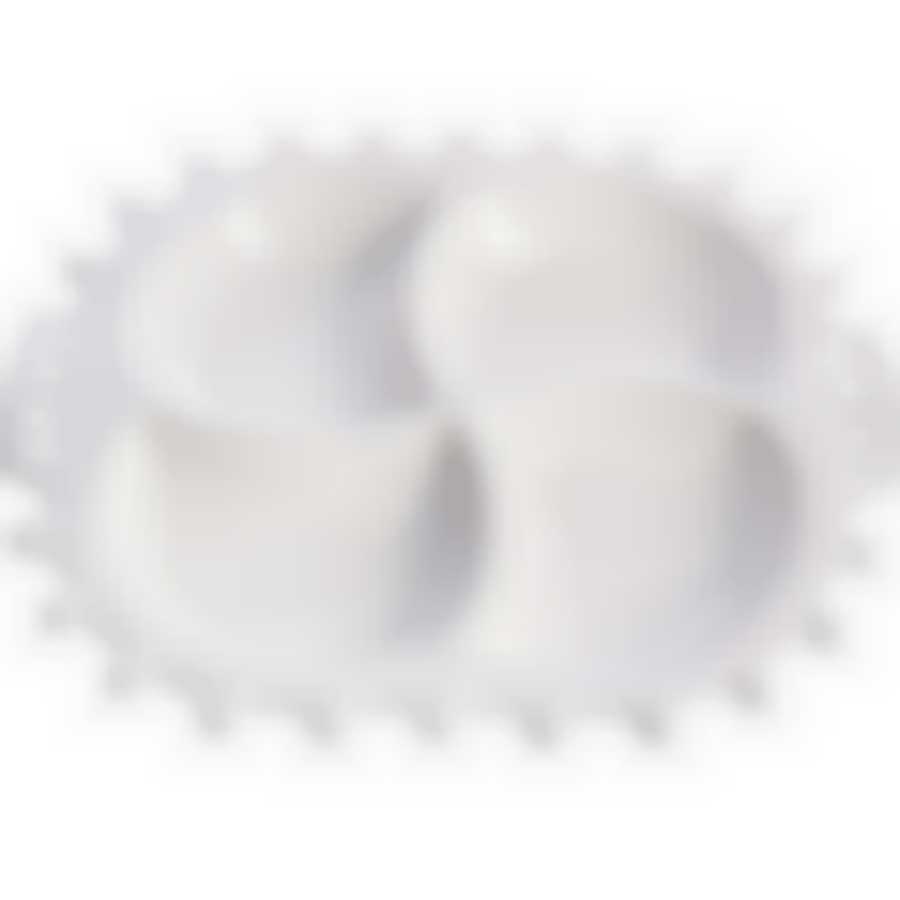 Менажница 4 отдел.,"Корона", фарфор LR