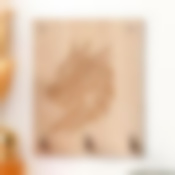 Ключница "Голова дракона" 12х15 см 9644536