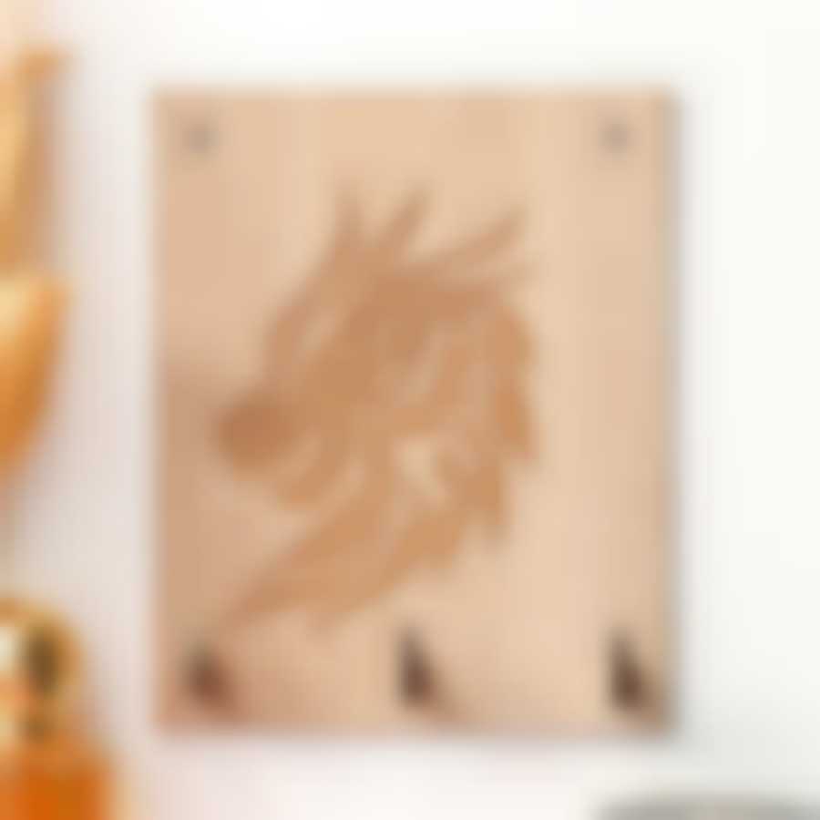 Ключница "Голова дракона" 12х15 см 9644536