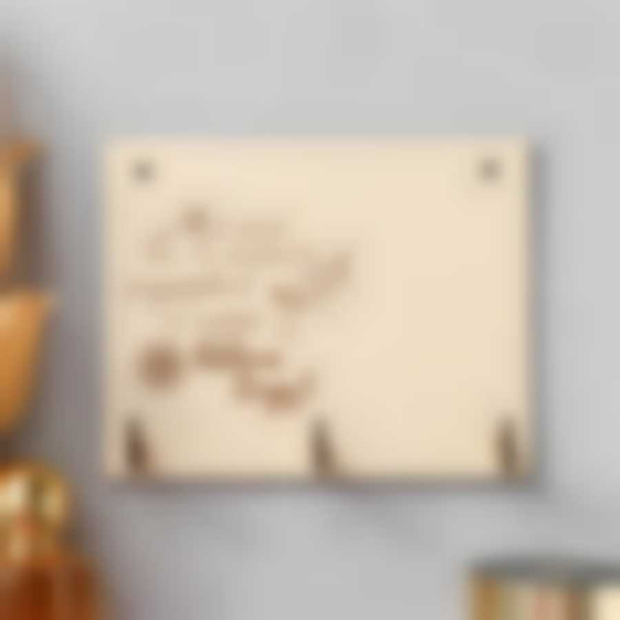 Ключница "Желаю" 12х15 см 9644539