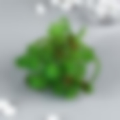 Искусственный суккулент для создания флорариума "Оскулярия зелёная" 12,5х12х10 см   4569021