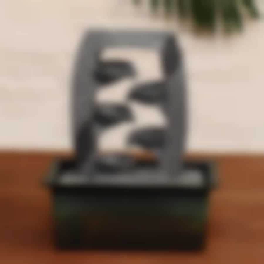 Фонтан "Каскад" камень, 21,5х16х26 см (с подсветкой) 7081140