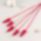 Декор "Спираль конус" 60 см, красный (конус h=7см, d=3.5см)  7081239