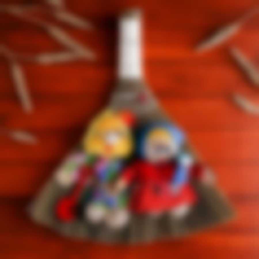 Оберег «Веник», семейная пара, микс 25х25х2 см 297128