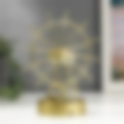 Маятник пластик "Колесо обозрения" золото 23,5х18,5х11 см   5396871