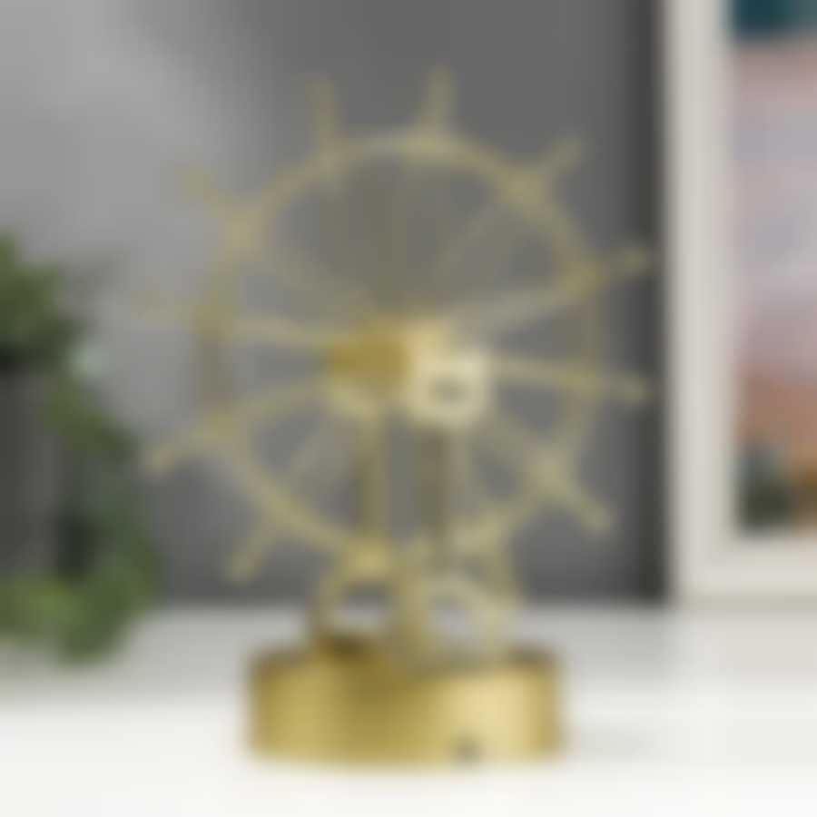 Маятник пластик "Колесо обозрения" золото 23,5х18,5х11 см   5396871