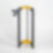 Стойка для цветов треугольная Флора, 49х27х25см, Серо-желтая 7652401