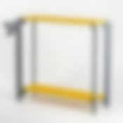 Стойка-полка для цветов Флора, 49х59х23 см, Серо-желтая 7652399