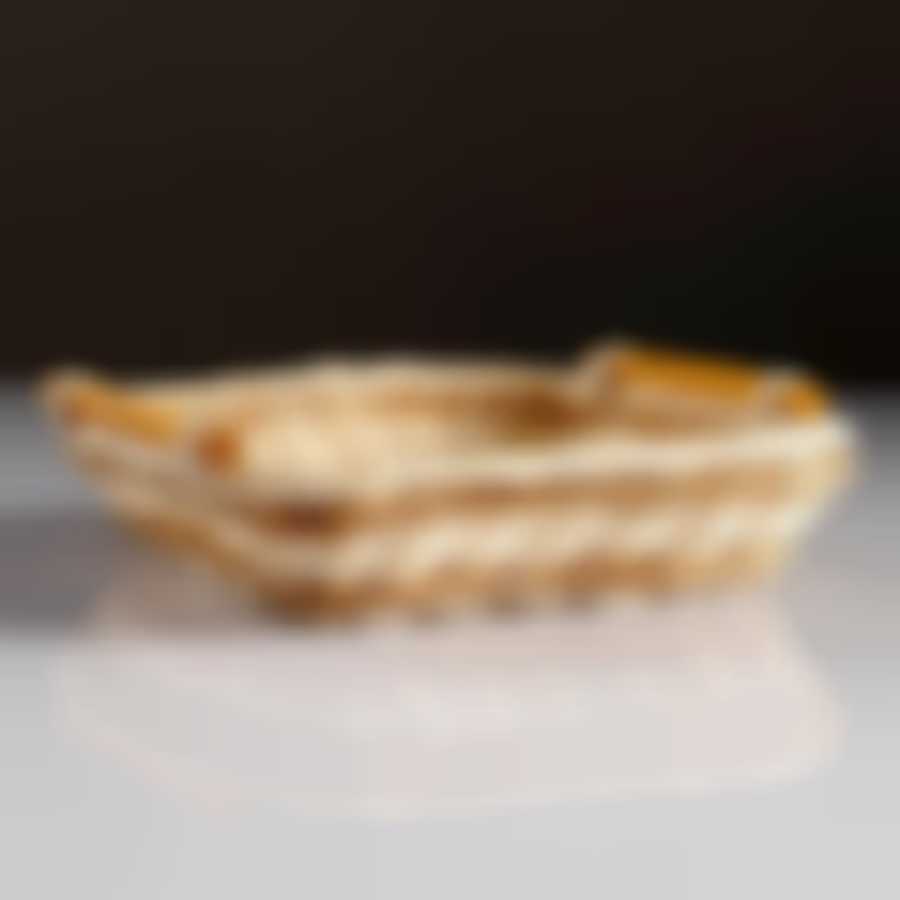 Корзина с ручками, 19×19×4,5 см, ротанг 4427966