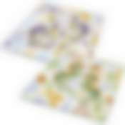 Доска разделочная. Подставка под горячее "Дзен Дракон". Размер 18х18 см. 2 диз. NEW