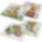 Доска разделочная. Подставка под горячее "Дракон-весельчак". Размер 18х18 см. 4 диз. NEW