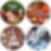 Доска разделочная. Подставка под горячее "С Новым годом!". Диаметр 20 см. 4 диз. NEW