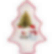 Блюдо agness “с новым годом!" в форме елки 23*19,5*5 см 