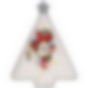 Блюдо agness “с новым годом!" в форме елки 26*20*3 см 