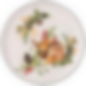 Тарелка закусочная agness “с новым годом!" 21 см 