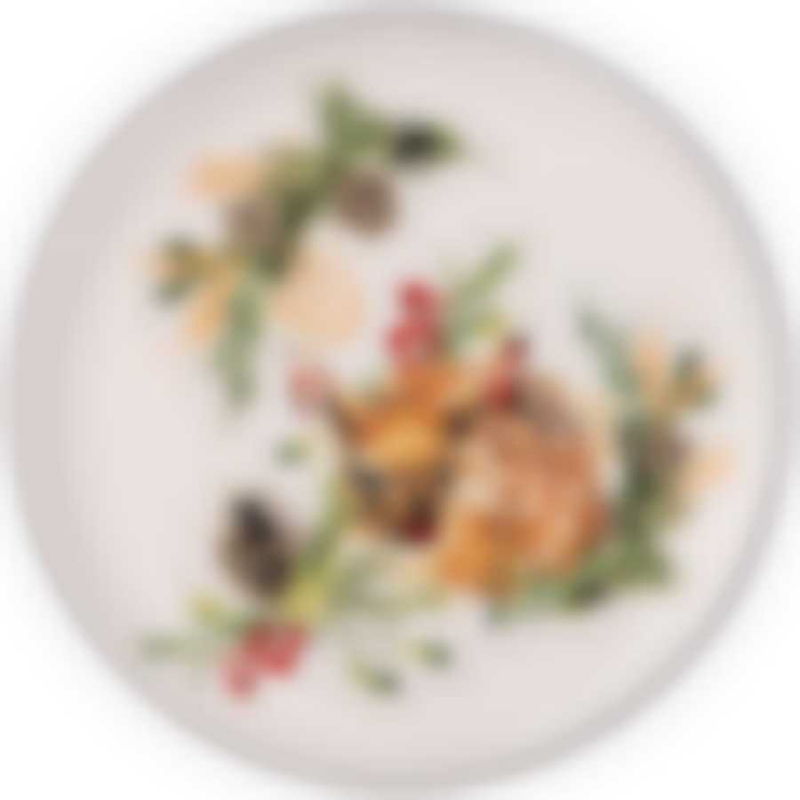 Тарелка закусочная agness “с новым годом!" 21 см 