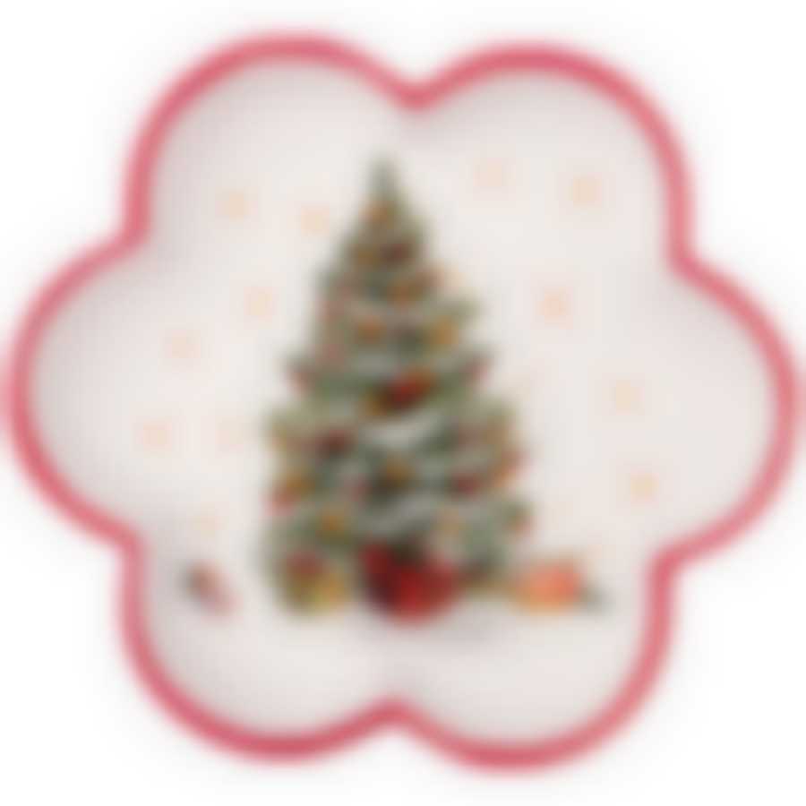 Тарелка agness “с новым годом!" фигурная 20*2,5 см 