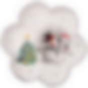 Тарелка agness “с новым годом!" фигурная 20*2,5 см 