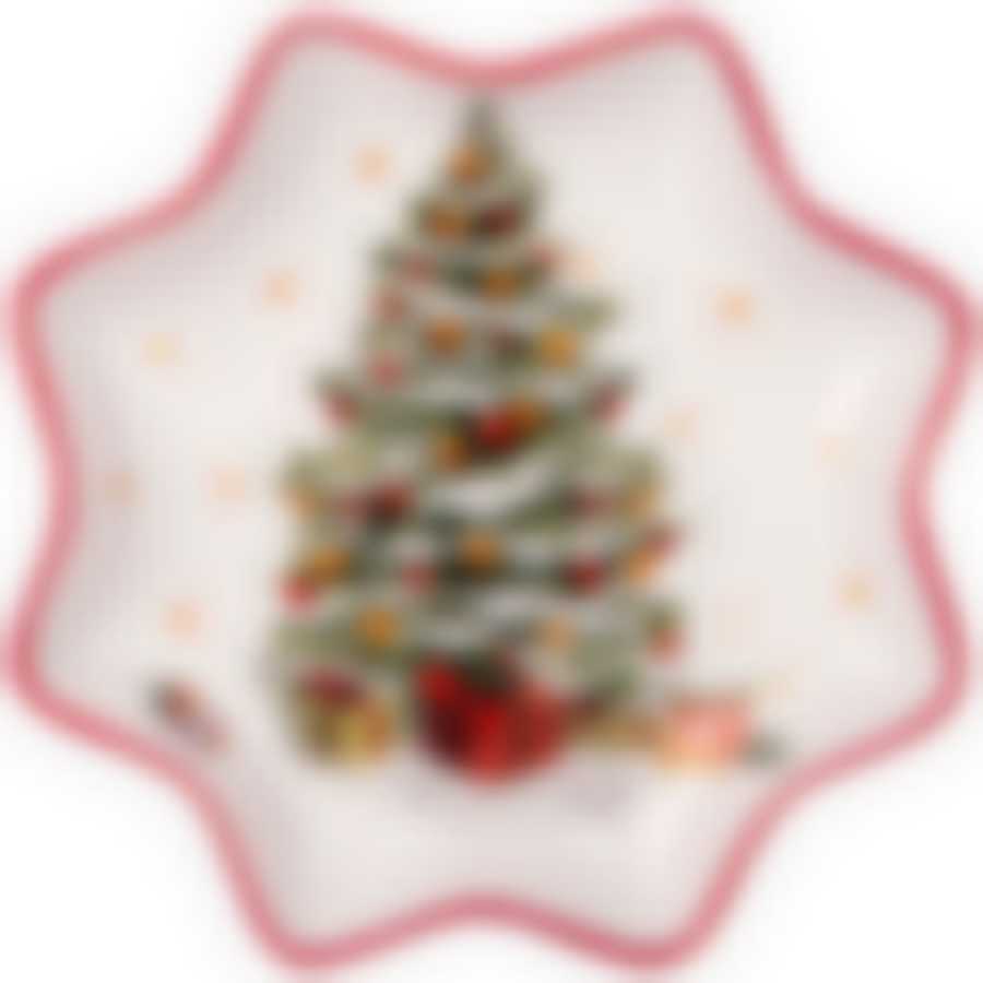 Тарелка agness “с новым годом!" фигурная 20,5*3 см 