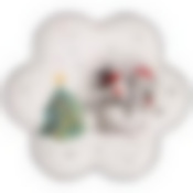 Тарелка agness “с новым годом!" фигурная 15*2,5 см 