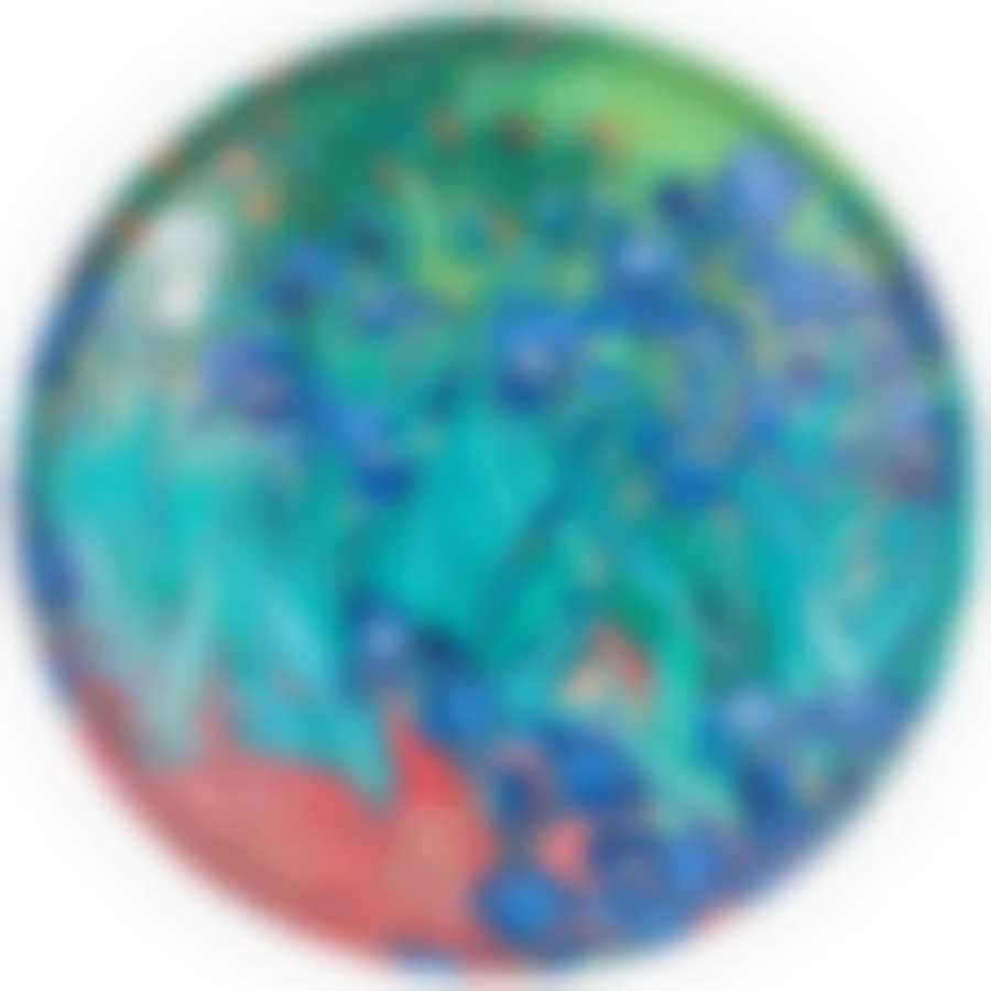 Поднос сервировочный agness Классика.ирисы 33*2,1 см