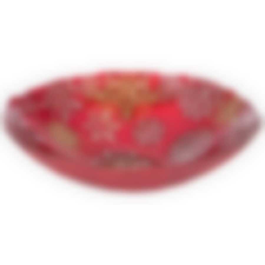 Блюдо глубокое Celebration red 31см