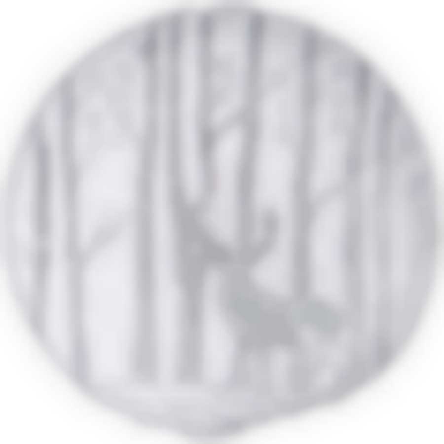 Тарелка Winter story grey 21 см