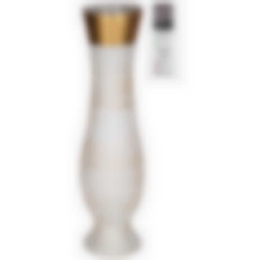 Ваза oregon Julia gold white высота 70см