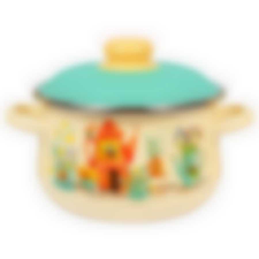 Кастрюля 2,0л коническая Чайный домик, 1с45я