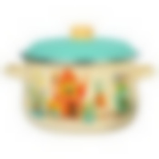 Кастрюля 4,0л коническая  Чайный домик, 1с46я