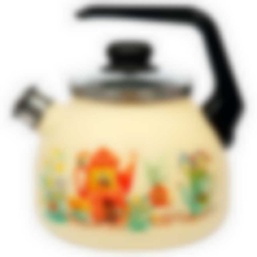 Чайник 3,0л со свистком Чайный домик, 4с209я