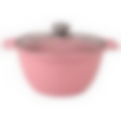 Кастрюля литая 3,0л стеклянная крышка Trendy style rose ТМ KUKMARA, к31tsr