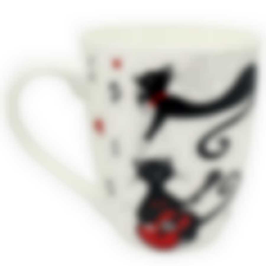 Кружка фарф 340мл тюльпан Cat 2 ТМ Rainbow, WWCAT-2