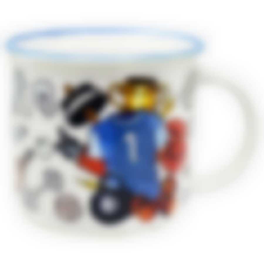 Кружка фарф 390мл цилиндр Fitness 1 ТМ Rainbow, WWFIT-1