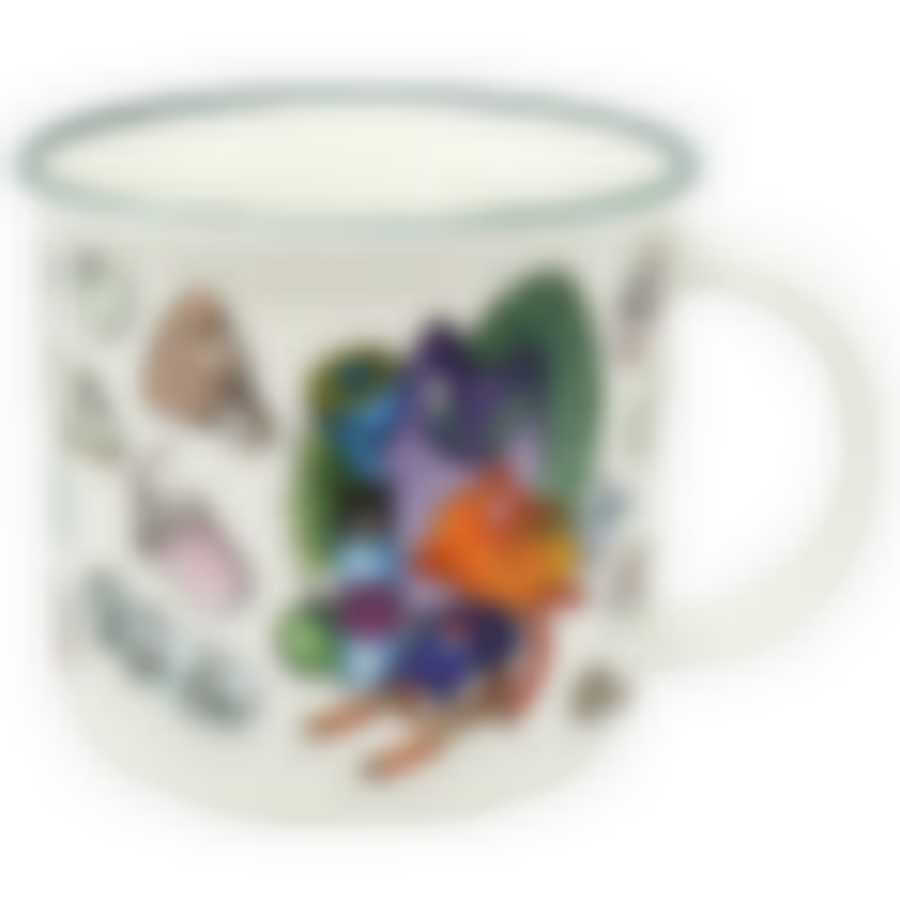 Кружка фарф 390мл цилиндр Fitness 2 ТМ Rainbow, WWFIT-2