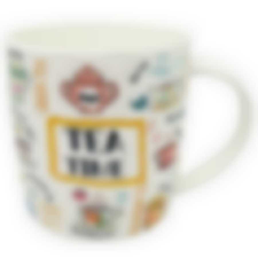 Кружка фарф 390мл бочка Tea 1 ТМ Rainbow, WWTEA-1