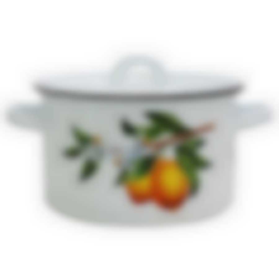 Кастрюля эмал цил 2,0л Лимоны, 01-1610.1/4М