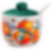 Сахарница 300 мл с ложкой Orange fruit ТМ Appetite, ZFC045-7