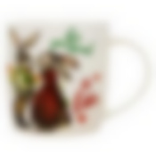 Кружка фарфоровая 360мл бочка Sweet bunny 2 ТМ Rainbow, WWRAB-7