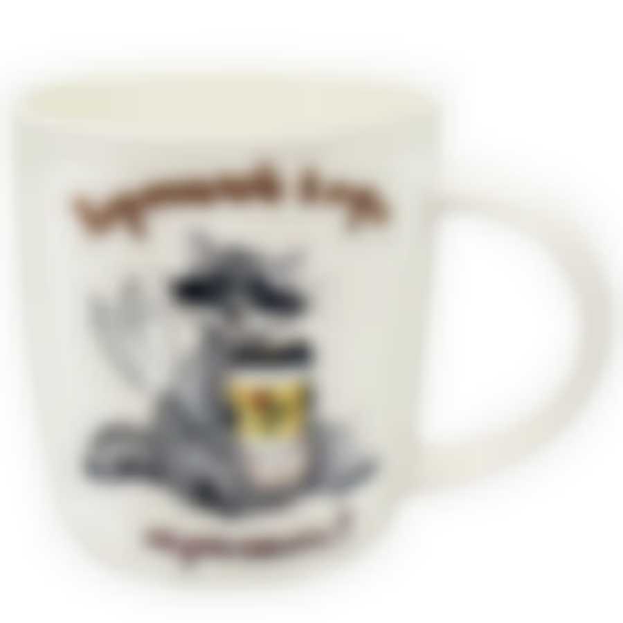 Кружка фарф 360мл бочка Racoon 3 ТМ Rainbow, WWRAC-3