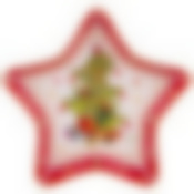 Блюдо lefard С новым годом! в форме звезды 17,5х17,5х3,5 см красное 