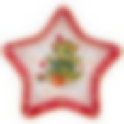 Блюдо lefard С новым годом! в форме звезды 17,5х17,5х3,5 см красное 