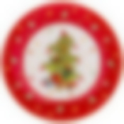 Тарелка закусочная lefard С новым годом! 19 см красная 