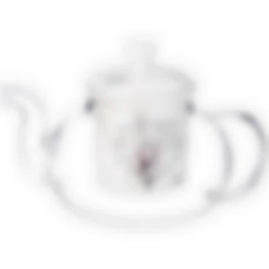 Чайник стеклянный с фарфоровым ситом lefard dandelion 650 мл