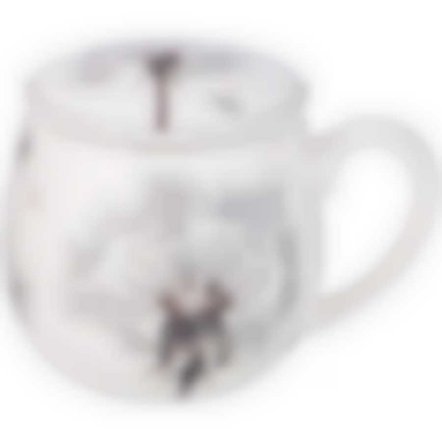 Кружка заварочная lefard dandelion с металл. ситом и фарфор. крышкой 420 мл